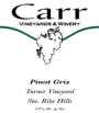 Carr Vineyards & Winery Turner Vineyard Pinot Gris 2009  Front Label