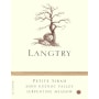 Langtry Estate Serpentine Meadow Petite Sirah 2005 Front Label