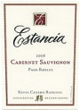 Estancia Paso Robles Cabernet Sauvignon 2006 Front Label