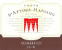 Conte D'Attimis-Maniago Vignaricco 2010 Front Label
