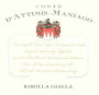 Conte D'Attimis-Maniago Ribolla Gialla 2009 Front Label