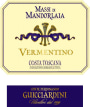 Conte Ferdinando Guicciardini Costa Toscana Massi di Mandorlaia Vermentino 2012 Front Label