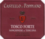 Conte Ferdinando Guicciardini Castello di Poppiano Tosco Forte Sangiovese 2004 Front Label