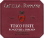 Conte Ferdinando Guicciardini Castello di Poppiano Tosco Forte Sangiovese 2007 Front Label