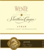 Wente Syrah 2006 Front Label