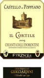 Conte Ferdinando Guicciardini Chianti Colli Fiorentini Castello di Poppiano Il Cortile 2009 Front Label