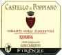 Conte Ferdinando Guicciardini Castello di Poppiano Chianti Colli Fiorentini Riserva 2008 Front Label