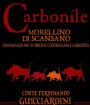 Conte Ferdinando Guicciardini Morellino di Scansano Carbonile 2008 Front Label