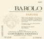 Conterno Fantino Barolo Parussi 1997 Front Label