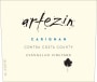 Artezin Evangelho Vineyard Carignan 2014 Front Label