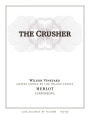 The Crusher Wilson Vineyard Merlot 2008  Front Label