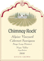 Chimney Rock Alpine Vineyard Cabernet Sauvignon 2008 Front Label