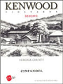 Kenwood Reserve Zinfandel 2005 Front Label
