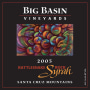 Big Basin Rattlesnake Rock Syrah 2005 Front Label
