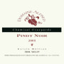 Domaine Alfred Chamisal Estate Pinot Noir 2005 Front Label