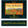 Banfi Col di Sasso 2007 Front Label