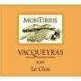Montirius Le Clos 2005 Front Label
