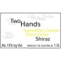 Two Hands Samantha's Garden Shiraz 2007 Front Label