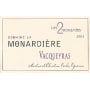 La Monardiere Vacqueyras Reserve des 2 Monardes 2004 Front Label
