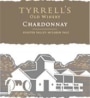 Tyrrell's Old Winery Chardonnay 1998 Front Label