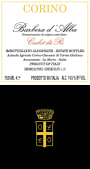 Giovanni Corino Ciabot du Re Barbera d'Alba 2011 Front Label