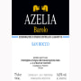 Azelia Barolo San Rocco 2004 Front Label