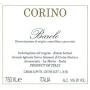 Giovanni Corino Barolo Arborina 2004 Front Label
