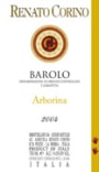 Renato Corino Barolo Arborina 2004 Front Label
