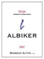 Bodegas Altun Albiker Joven Rioja 2007 Front Label