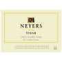 Neyers Syrah Sonoma Coast Old Lakeville Road 2007 Front Label
