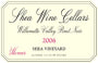 Shea Homer Pinot Noir 2006 Front Label