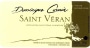 Dominique Cornin Saint Veran 2008 Front Label