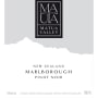 Matua Pinot Noir 2008 Front Label