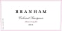 Branham Estate Wines Cabernet Sauvignon 2015 Front Label