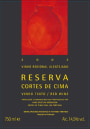 Cortes de Cima Vinho Regional Alentejano Reserva 2003 Front Label