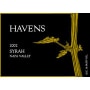 Havens Syrah 2002 Front Label