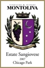Montoliva Vineyard & Winery Chicago Park Vineyard Sangiovese 2007 Front Label