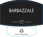Cottanera Etna Barbazzale Rosso 2013 Front Label