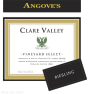 Angove Family Winemakers Clare Valley Vineyard Select Riesling 2006 Front Label