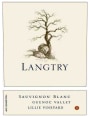 Langtry Estate Lillie Sauvignon Blanc 2015 Front Label