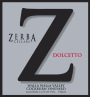 Zerba Cellars Dolcetto 2012 Front Label