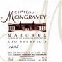 Chateau Mongravey  2006 Front Label