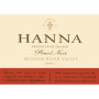Hanna Pinot Noir 2007 Front Label