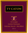 Ty Caton Ty's Red 2011 Front Label