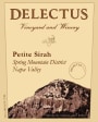 Delectus Petite Syrah 2012  Front Label