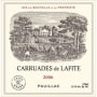 Chateau Lafite Rothschild Carruades de Lafite 2006 Front Label