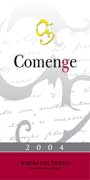 Comenge Ribera del Duero 2004 Front Label