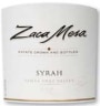 Zaca Mesa Santa Ynez Valley Syrah 2004 Front Label