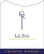 Craggy Range Winery Le Sol Syrah 2011 Front Label