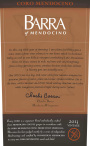 Barra of Mendocino Coro Mendocino Red 2013 Front Label